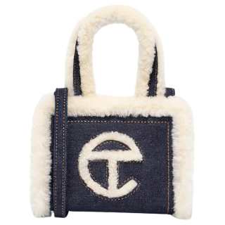 UGG Fabric Tote Bag, Shopping Bag, Portable Crossbody Bag, Shoulder Bag Small Women's Denim Blue