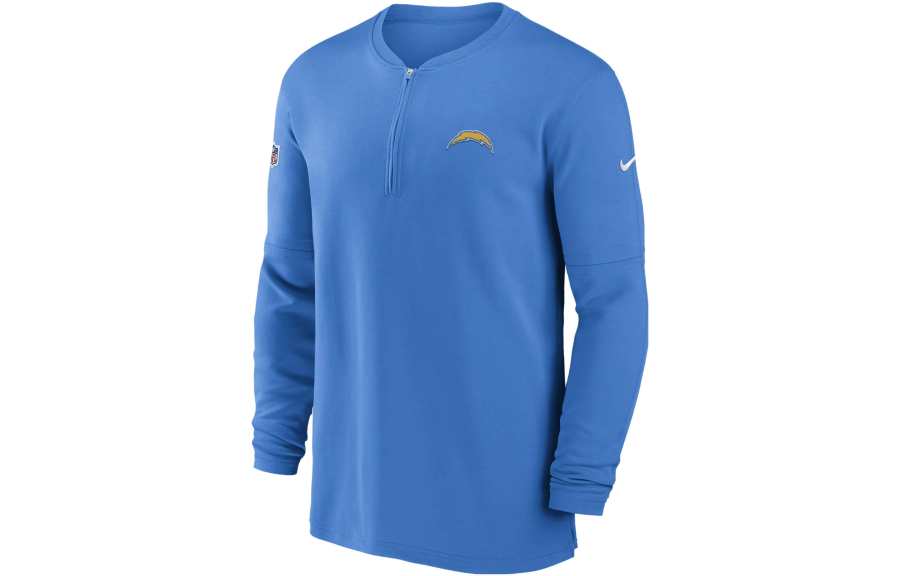 Nike Nike Los Angeles Chargers Feel The Pressure Men's Nike Dri-FIT Nfl 1/2-Zip Top
