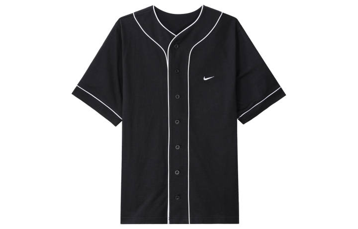Nike Nike T Shirts Men's Black Crew Neck Moderate Straight Fit