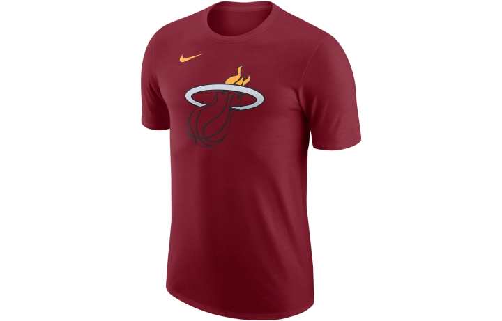 Nike Nike T Shirts Men's Red Crew Neck Moderate Straight Fit