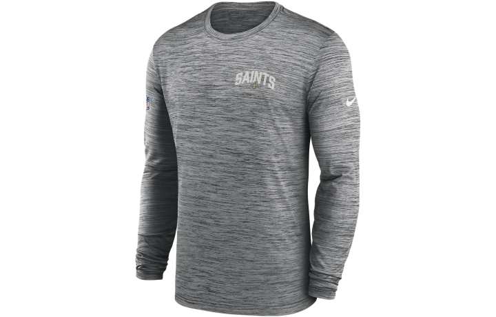 Nike Nike X NFL T Shirts Men's Gray Crew Neck Moderate Straight Fit