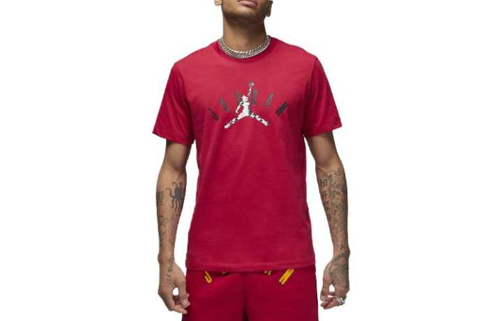 Jordan Jordan Flight MVP T Shirt Men's Red Robe Red