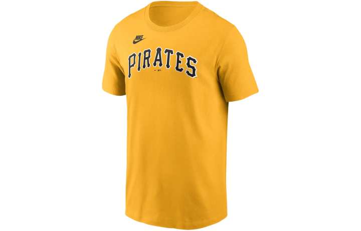 Nike Nike Pittsburgh Pirates Cooperstown Wordmark Men's Nike Mlb T Shirt