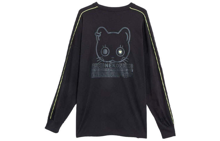 PUMA T Shirts Unisex Black Crew Neck Moderate Straight Fit