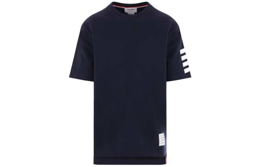 THOM BROWNE THOM BROWNE 4 Bar Stripe Crewneck T Shirt