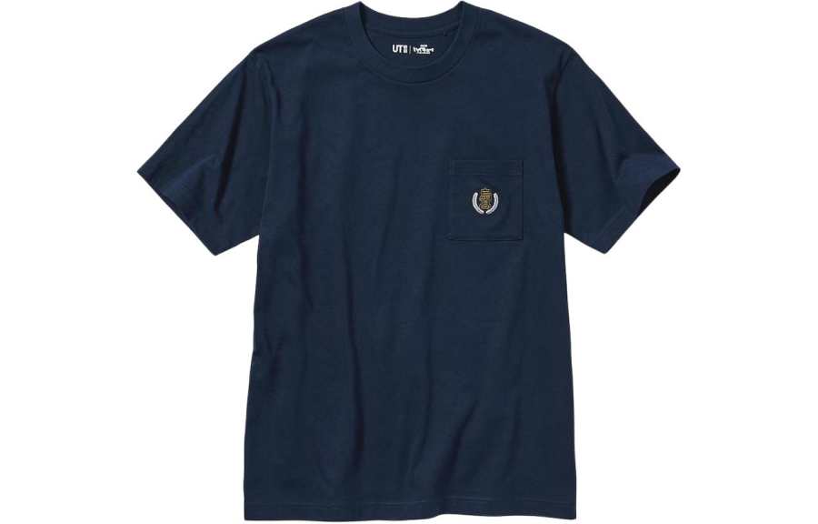 UNIQLO x PAIQIUSHAONIAN,LIANMINGKUAN SS24 T Shirt Unisex Navy Blue