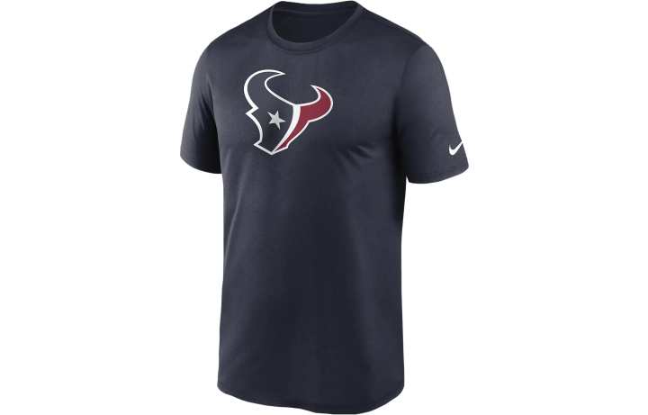 Nike Nike T Shirts Men's Marine Blue Crew Neck Moderate Straight Fit