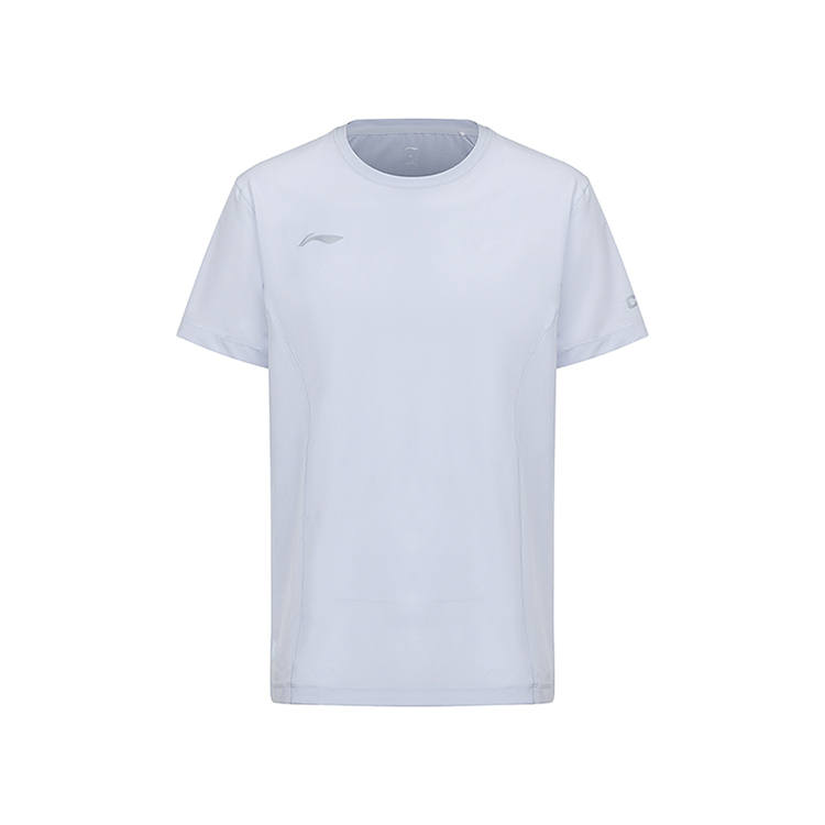 Li-Ning Li Ning T Shirt Unisex Purple Smoke Blue