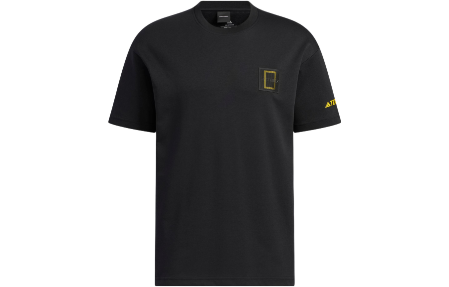 Adidas Adidas Short Sleeved T Shirts Japan Version Unisex Black