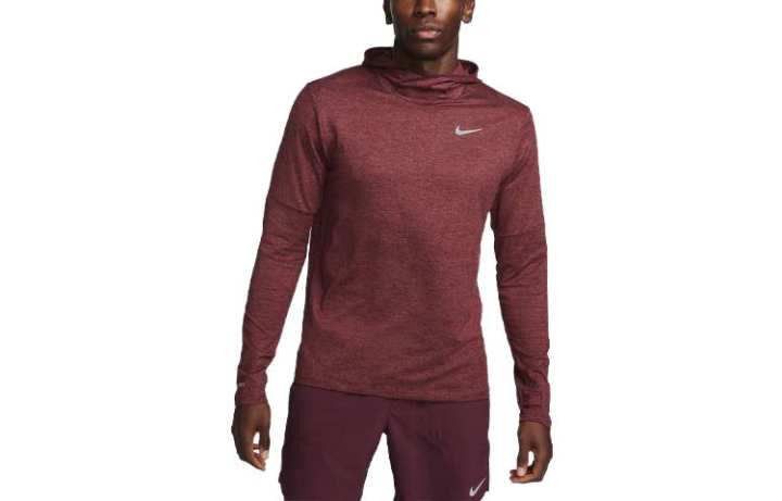 Nike Nike Dri FIT Element T Shirt Men's Evening Chestnut