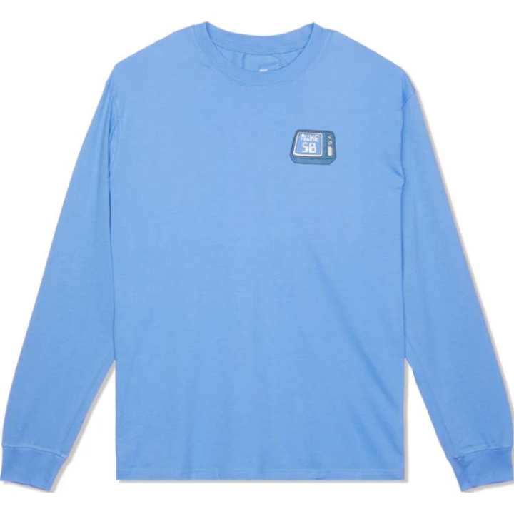 Nike Nike Long Sleeve Max90 Skate T Shirt T Shirt Men's Blue