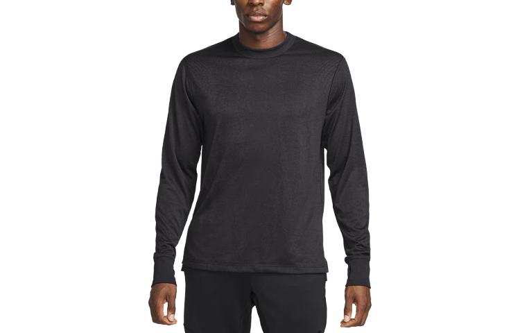 Nike Nike T Shirts Men's Black Crew Neck Moderate Straight Fit