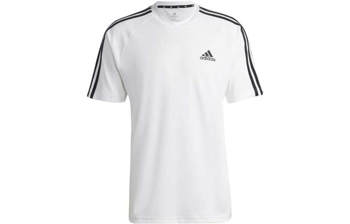 Adidas Adidas T Shirts Men's White Crew Neck Moderate