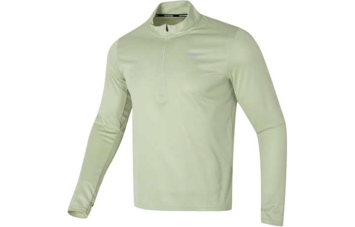 Nike Nike T Shirts Men's Green Stand Collar Moderate Straight Fit