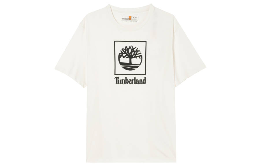 Timberland SS24 T Shirt Unisex Vintage White
