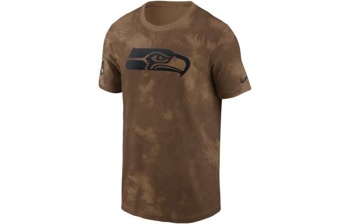 Nike Nike T Shirts Men's Brown Crew Neck Moderate Straight Fit