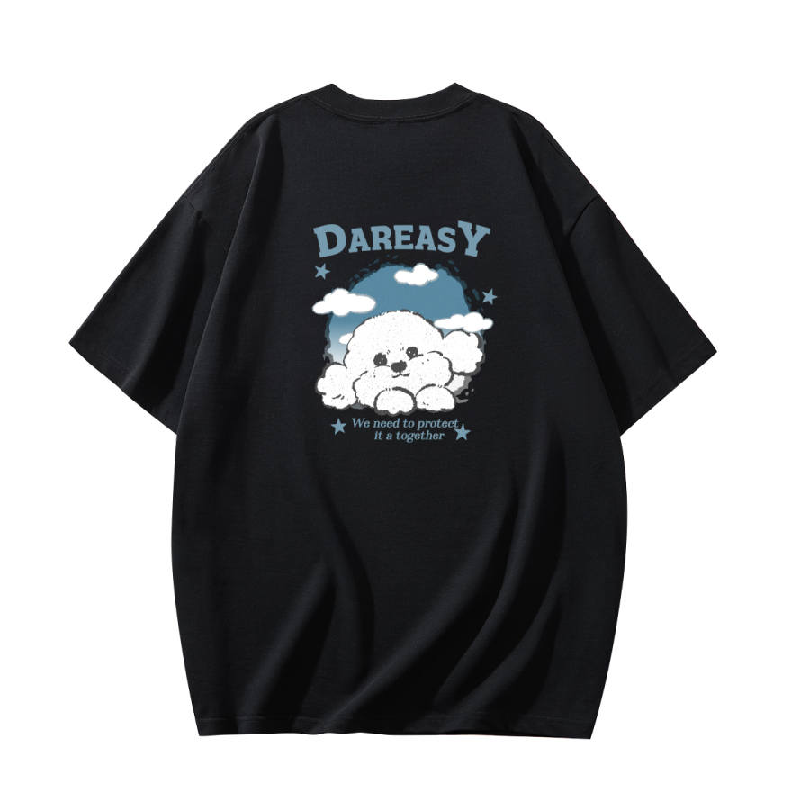 DAREASY T Shirts Unisex Crew Neck Moderate Other