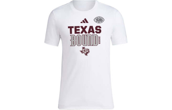 Adidas Adidas Free Shipping With AdiClub Texas A&M Bowl Tee