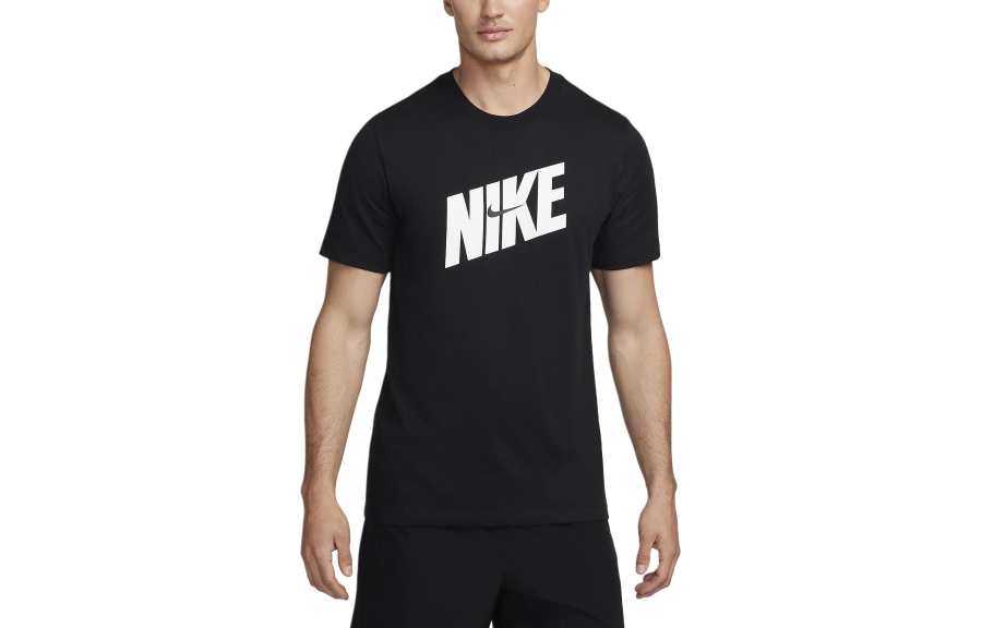 Nike Nike Dri FIT Fitness T Shirt T Shirt Men's Black