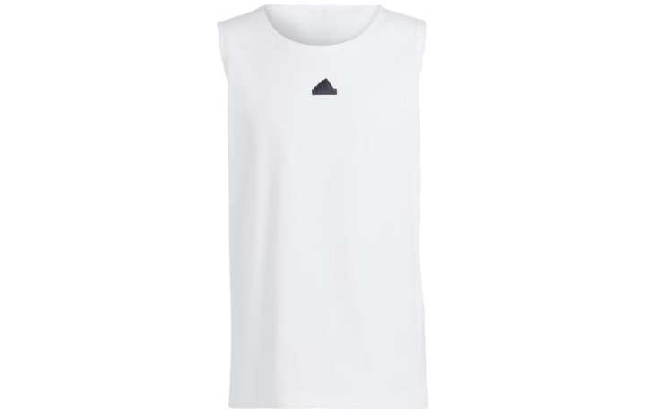 Adidas Adidas T Shirts Men's White Crew Neck Moderate Straight Fit