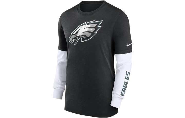 Nike Nike X NFL T Shirts Men's Black Crew Neck Moderate Straight Fit