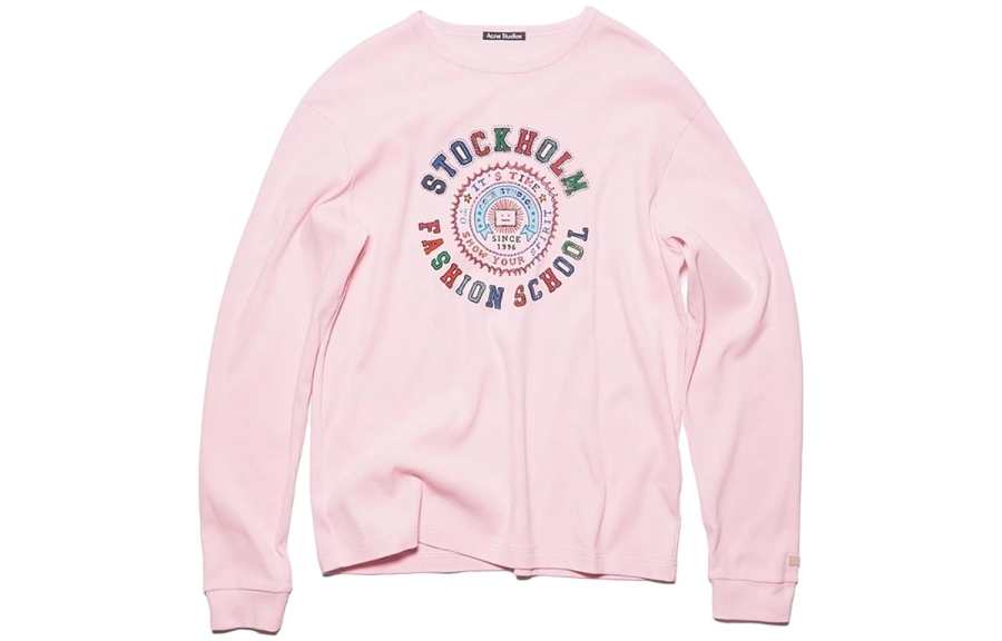 Acne Studios Acne Studios Logo Graphic Sleeved T-Shirt