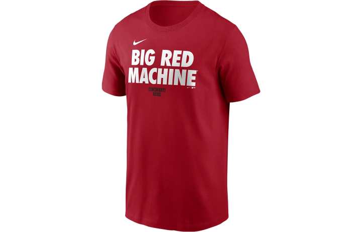 Nike Nike T Shirts Men's Red Crew Neck Moderate Straight Fit