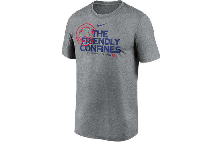 Nike Nike T Shirts Men's Charcoal Gray Crew Neck Moderate Straight Fit