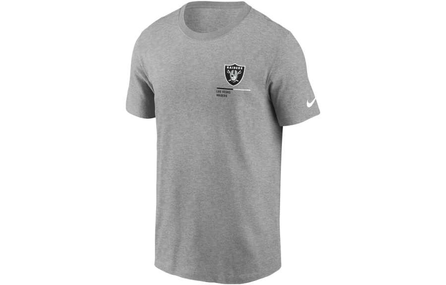 Nike Nike T Shirts Men's Gray Crew Neck Moderate Straight Fit