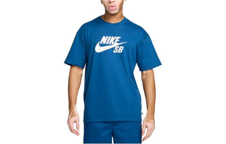 Nike Nike Logo Skate T Shirt T Shirt Men's Blue