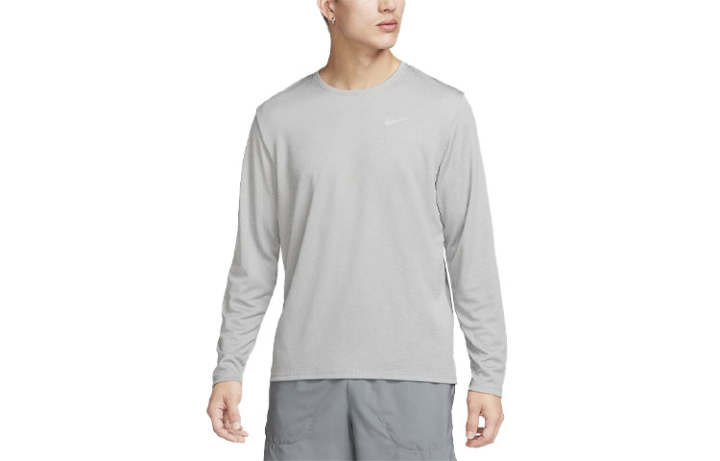Nike Nike Dri Fit Miler T Shirt Men's Gray