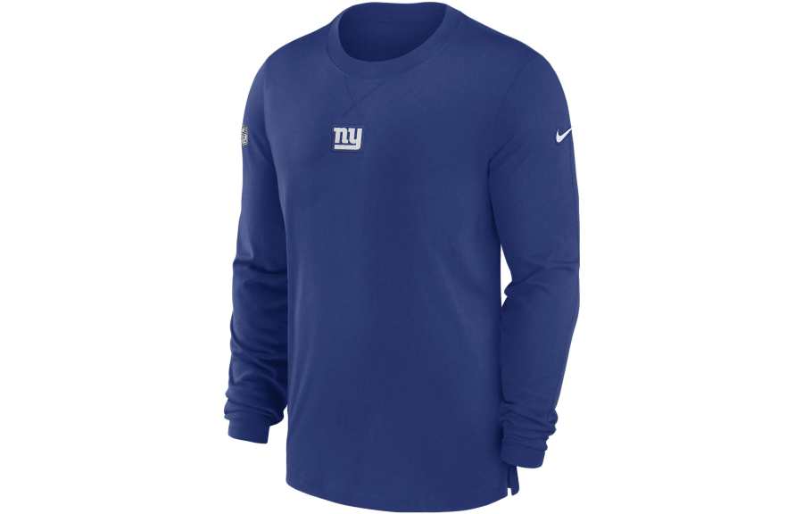 Nike Nike Dri FIT New York Giants Long Sleeved T Shirt Men's Blue
