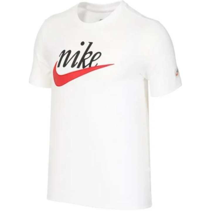 Nike Nike T Shirts Men's White Crew Neck Moderate Straight Fit