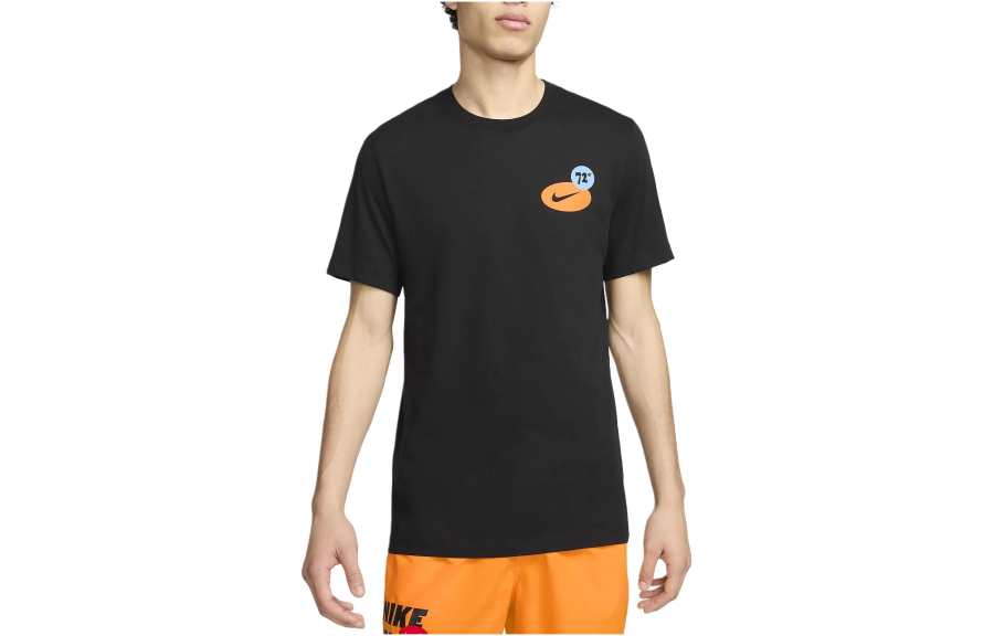 Nike Nike Dri Fit Fitness T Shirt T Shirt Men's Black