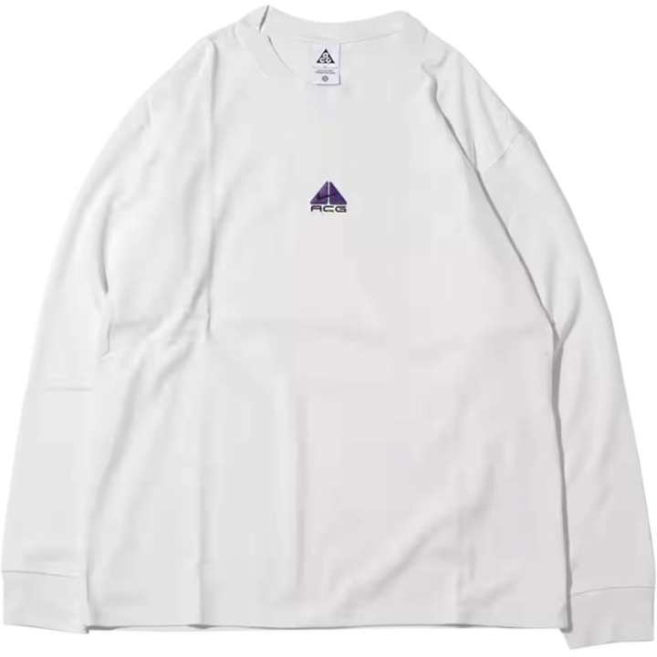 Nike Nike ACG Lungs T Shirts Men's Summit White Crew Neck Moderate Straight Fit
