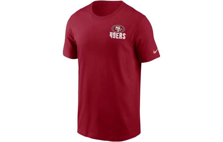 Nike Nike T Shirts Men's Red Crew Neck Moderate Straight Fit
