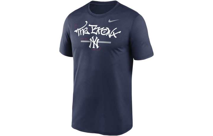 Nike Nike T Shirts Men's Blue Crew Neck Moderate Straight Fit
