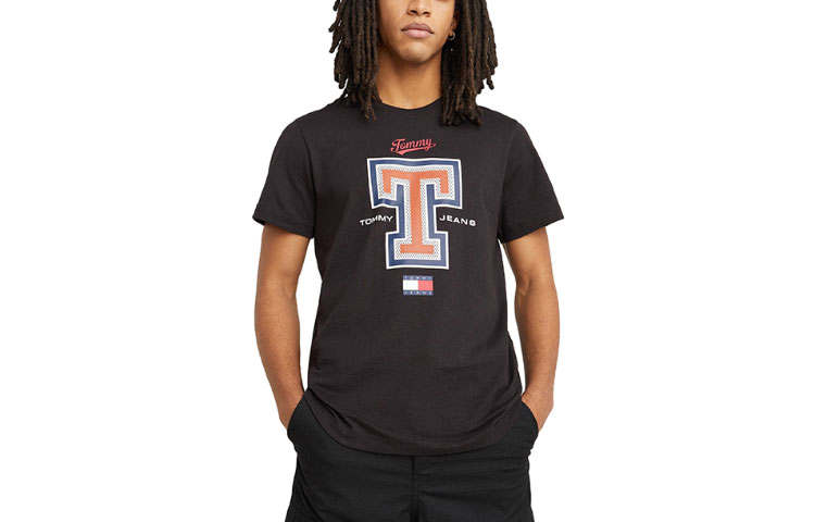 Tommy Hilfiger T Shirt Men's Black
