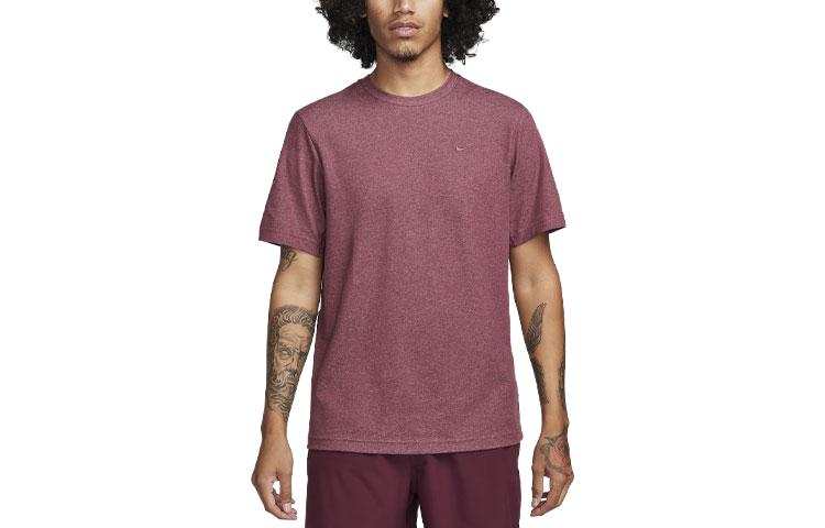 Nike Nike T Shirts Men's Night Umber Crew Neck Moderate Straight Fit