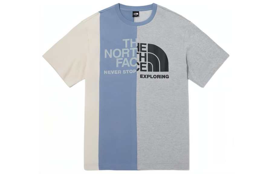 THE NORTH FACE T Shirt Unisex Gray Blue