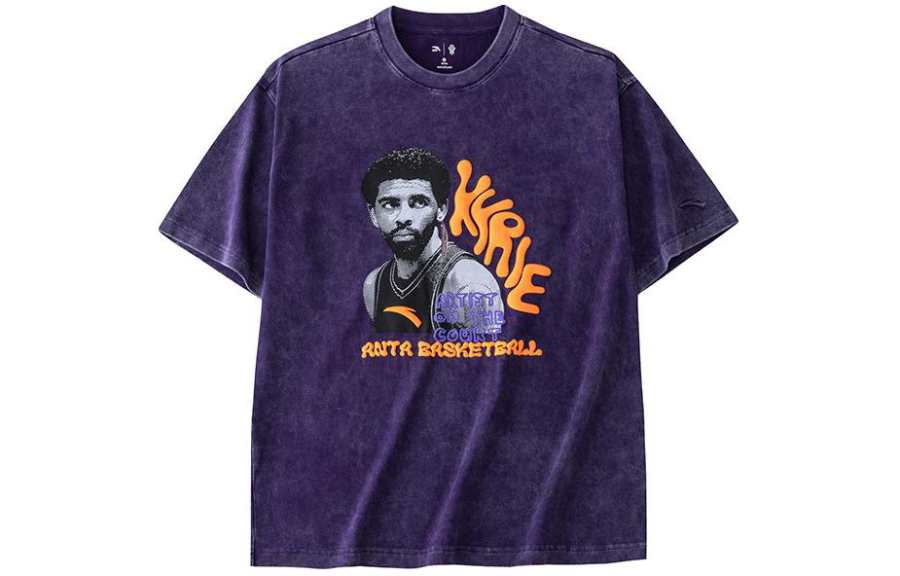 Anta T Shirt Unisex Dark Purple