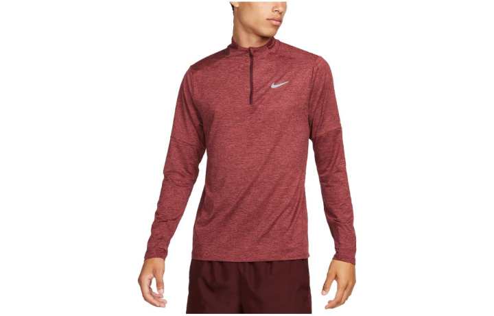 Nike Nike T Shirts Men's Red Moderate Straight Fit