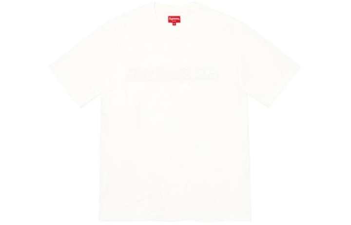 Supreme Supreme T Shirts Unisex White Crew Neck Moderate Straight Fit