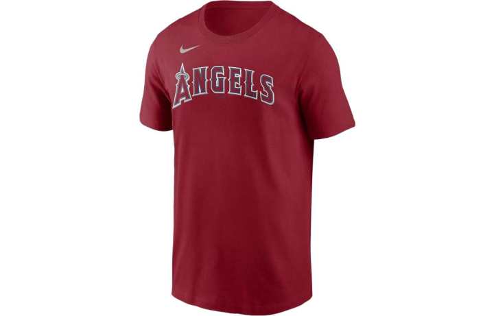 Nike Nike T Shirts Men's Red Crew Neck Moderate Straight Fit