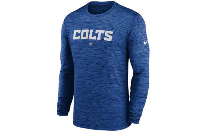 Nike Nike T Shirts Men's Blue Crew Neck Moderate Straight Fit