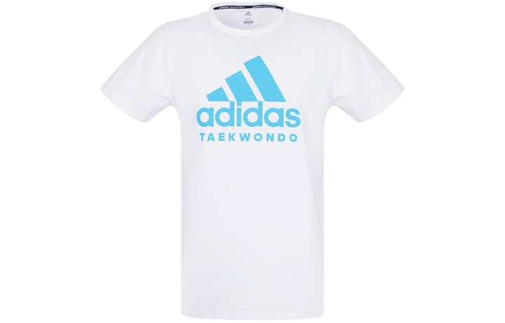 Adidas Adidas T Shirt Men's White With Blue Floral