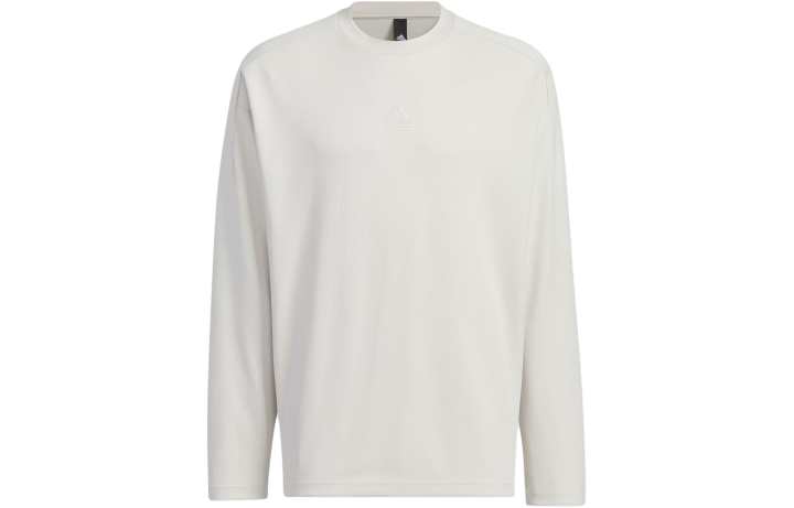Adidas Adidas T Shirts Men's Talc Crew Neck Thickened Straight Fit