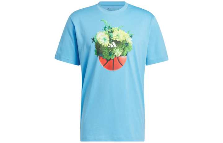 Adidas Adidas Floral Hoops Graphic Tee