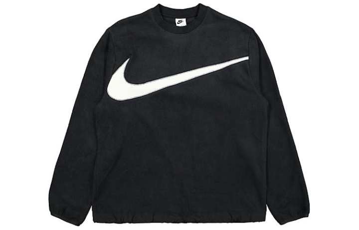 Nike Nike T Shirts Men's Black Crew Neck Moderate Straight Fit
