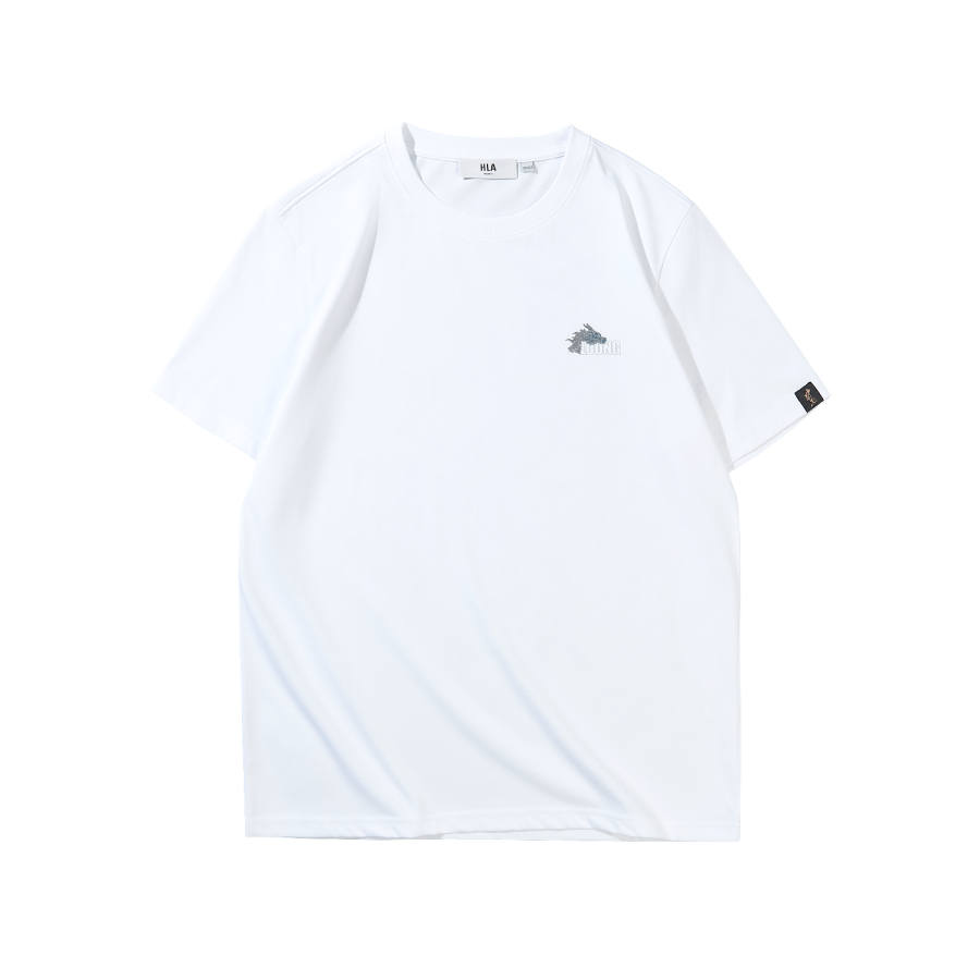 HLA T Shirts Men's Crew Neck Moderate